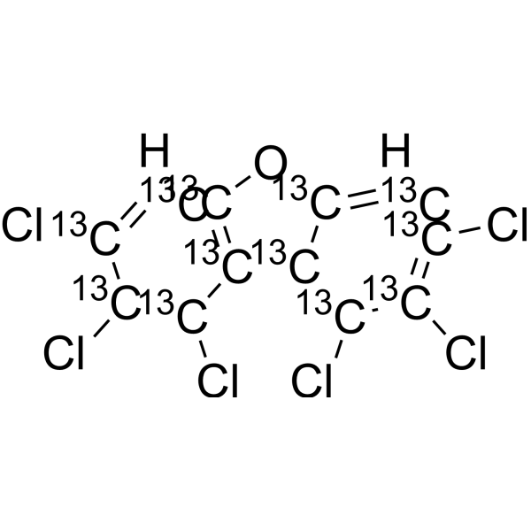 1,2,3,7,8,9-Hexachloro-dibenzofuran-13C12 116843-04-0